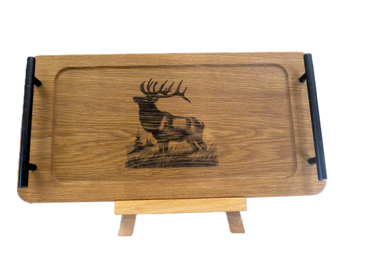 Wildlife serving trays Oak  (Large)