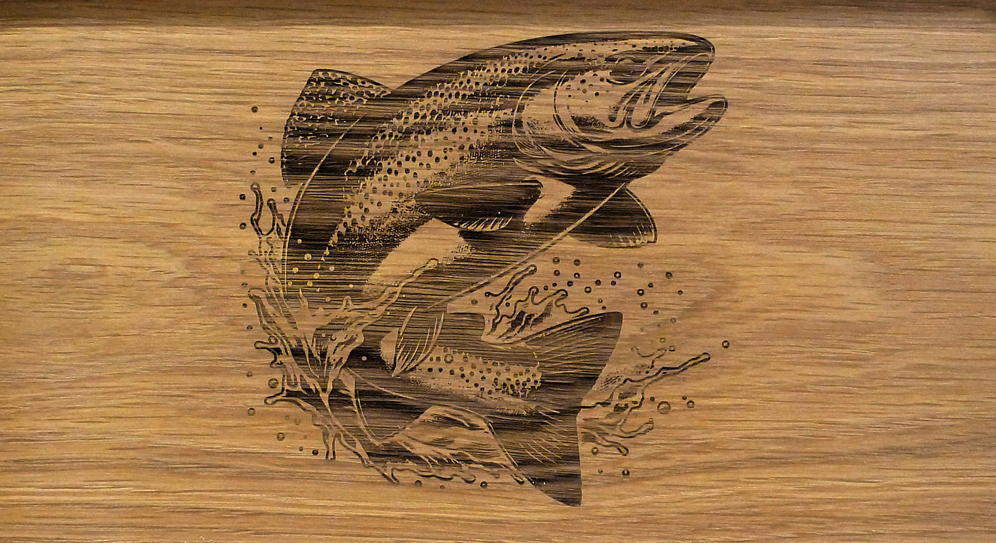 Wildlife serving trays Oak  (Large)