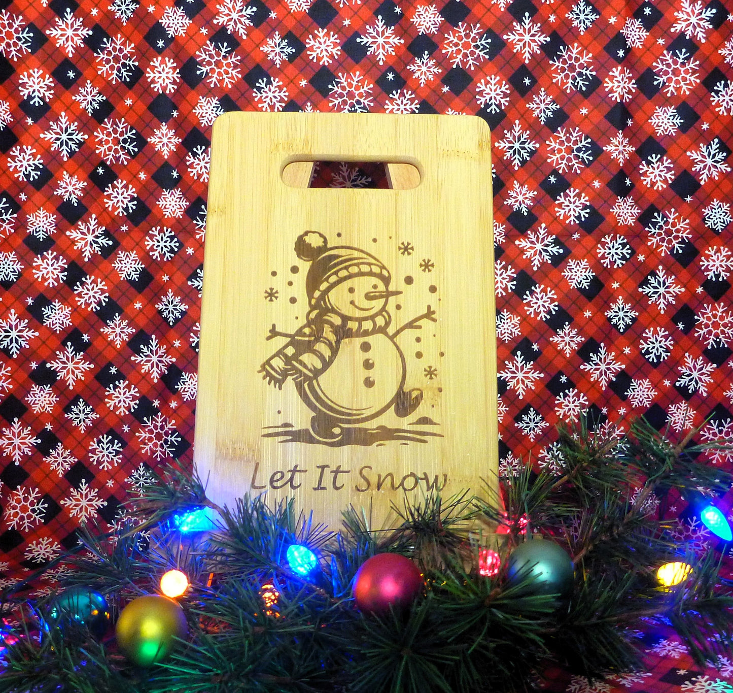 Let it Snow Cutting Board  Small