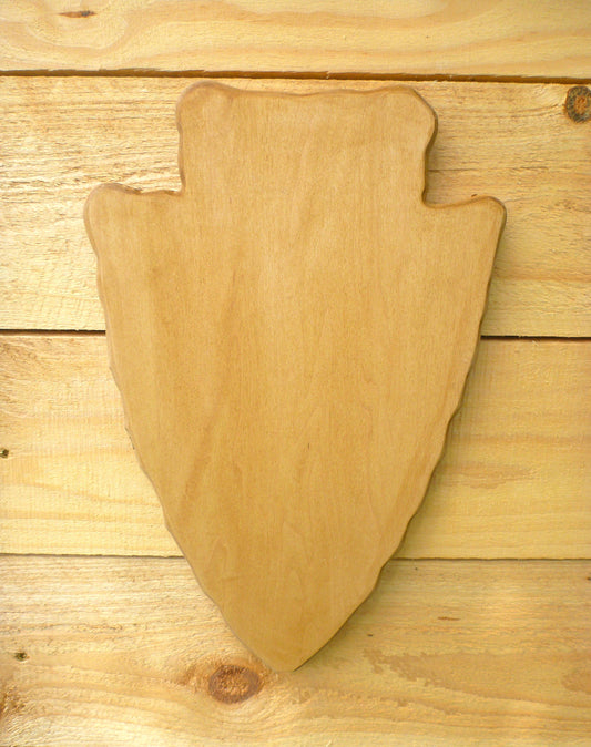 Deer Horn Plaque Arrow Head  Canyon Brown