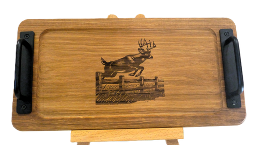 Wildlife serving trays Oak  (Small)