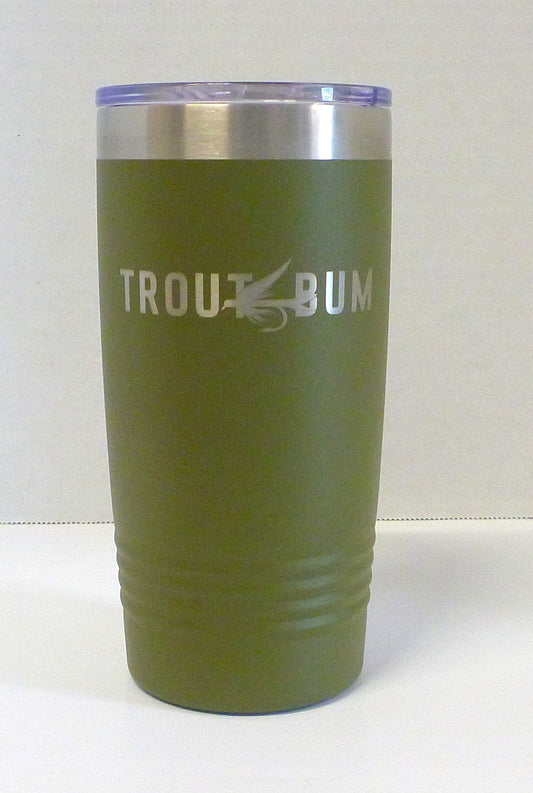 20 oz Polar Camel Tumbler With Trout Bum Logo