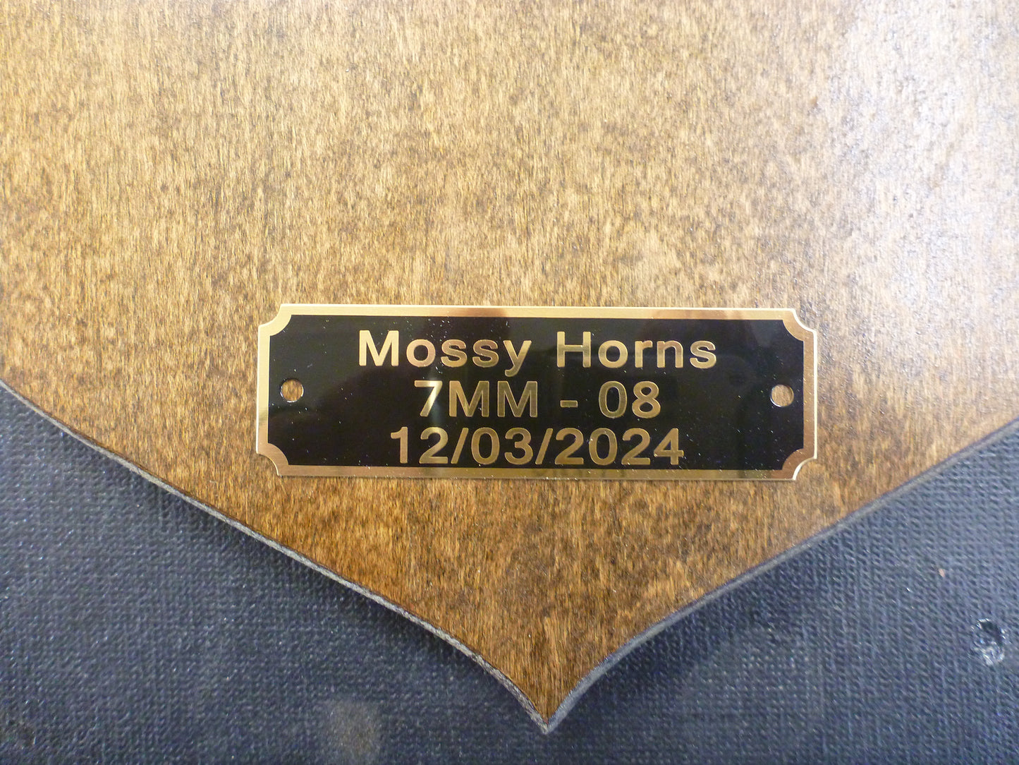 Engraved plates for Plaques